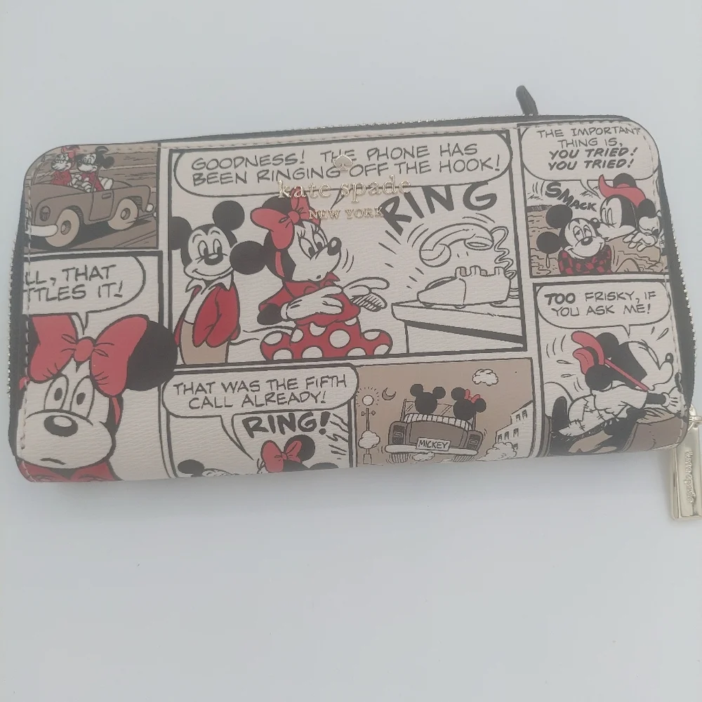 Kate spade disney tote with matching wristlet and wallet - Picture 7 of 9